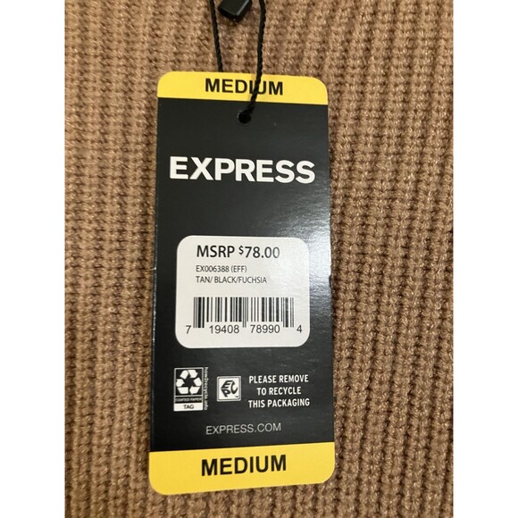 NWT Express Women's Crewneck Size M Long Sleeved Relaxed Fit Sweater - Picture 6 of 9